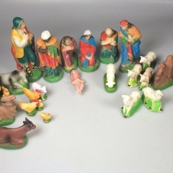 Nativity Scene Christmas display Mary baby Bartolini Hijo Taller - Picture 3 of 13